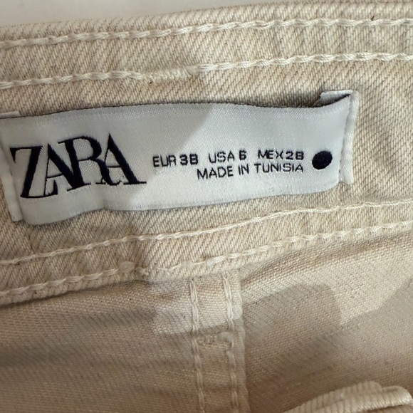 Zara Light Tan Jeans - Picture 5 of 8